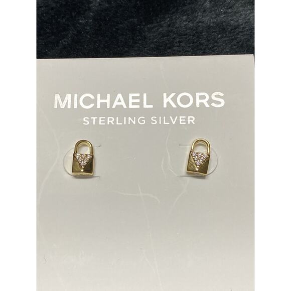 Michael Kors Ladies' Stud Earrings Mercer Link MKC1010AN710 - Picture 1 of 7